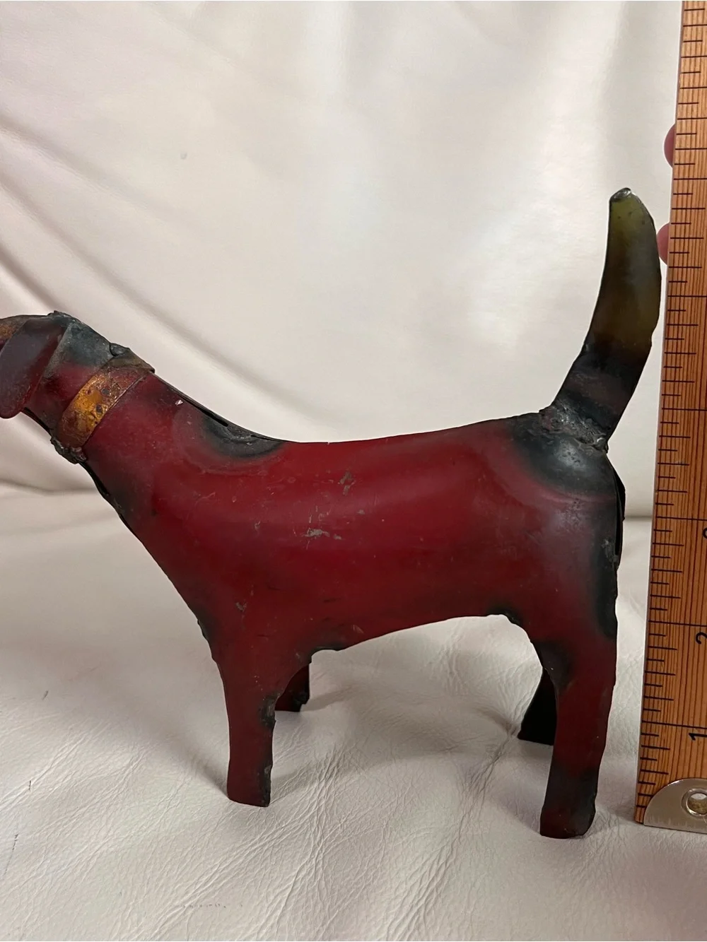 Handcrafted Metal Dog Figurines Set of 3 READ!